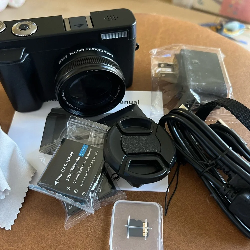 4K Ultra HD Digital Camera - Black